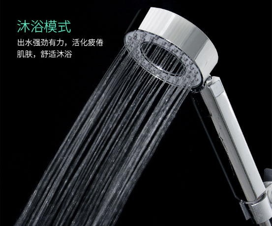 Double-Sided Water Shower Head Can Add Shower Gel Shower with Water Stop Switch Boost Nozzle Beauty Shower Home Spray