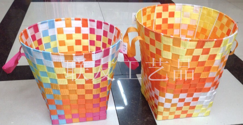 Debris basket of hand weaving, silk laundry baskets, packed with storage baskets, handwoven laundry bins
