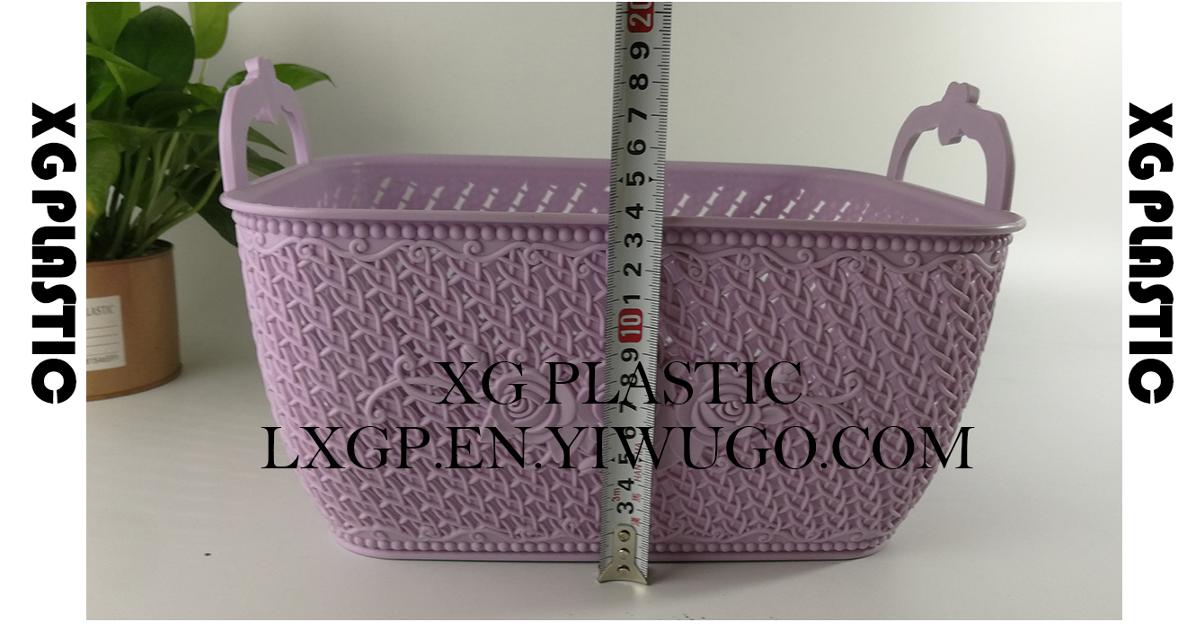 Plastic storage basket rose flower hollow design basket 2 size bathroom desktop storage basket fashion receive baskets Plastic storage basket rose flower hollow design basket 2 size bathroom desktop storage basket fashion receive baskets