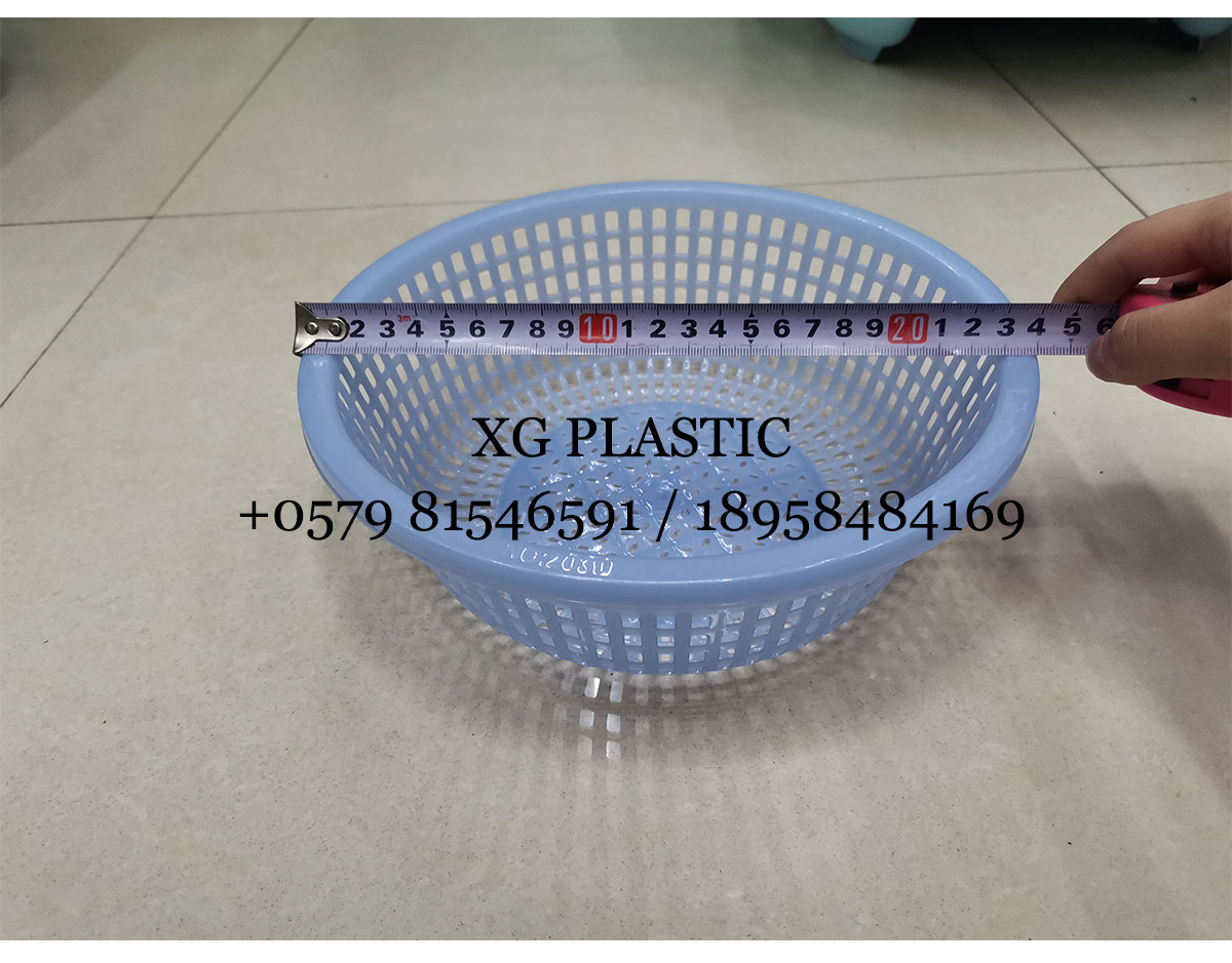 plastic basket round shape storage basket household kitchen vegetable fruit washing basket drain basket fashion baskets