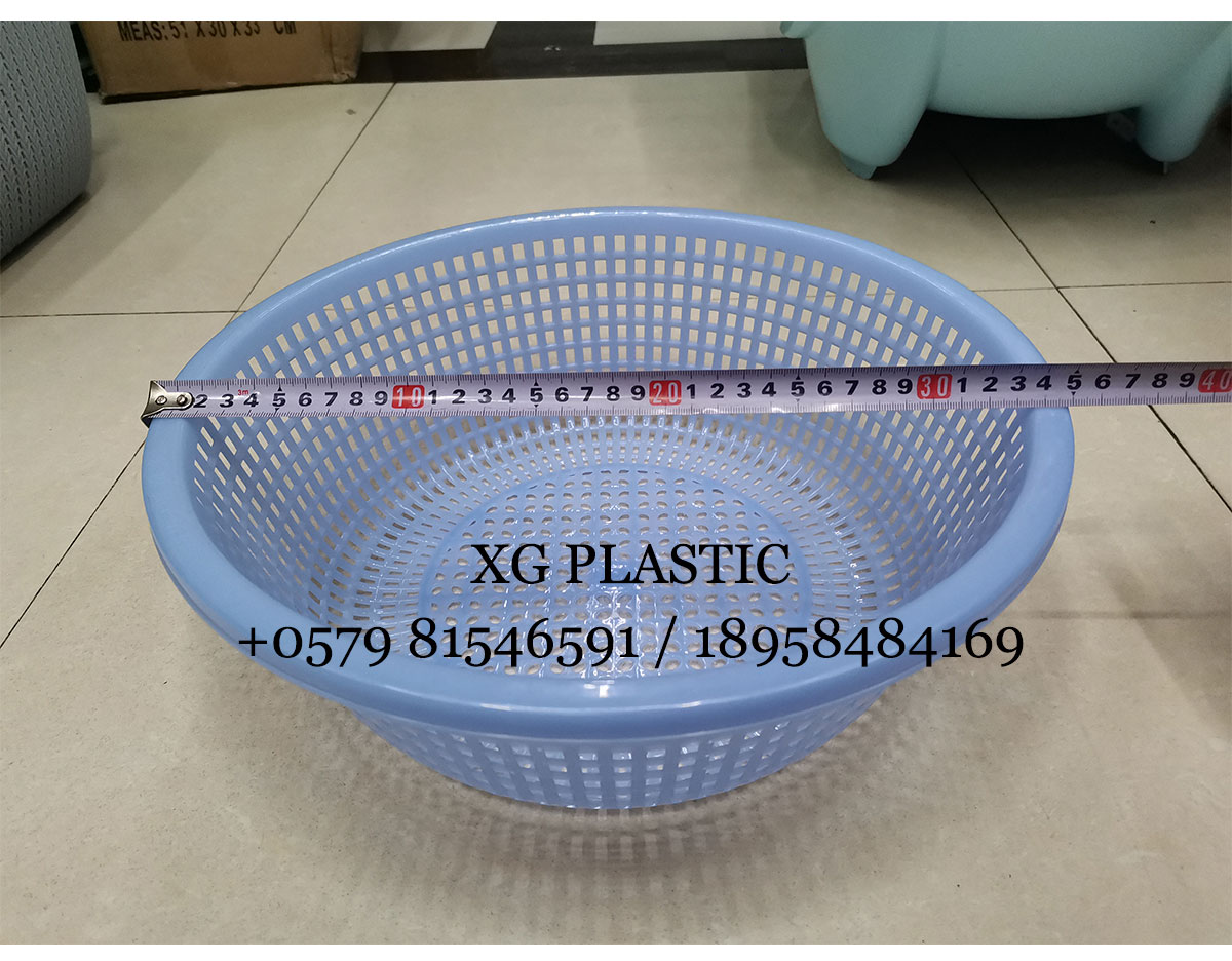 plastic basket round shape storage basket household kitchen vegetable fruit washing basket drain basket fashion baskets