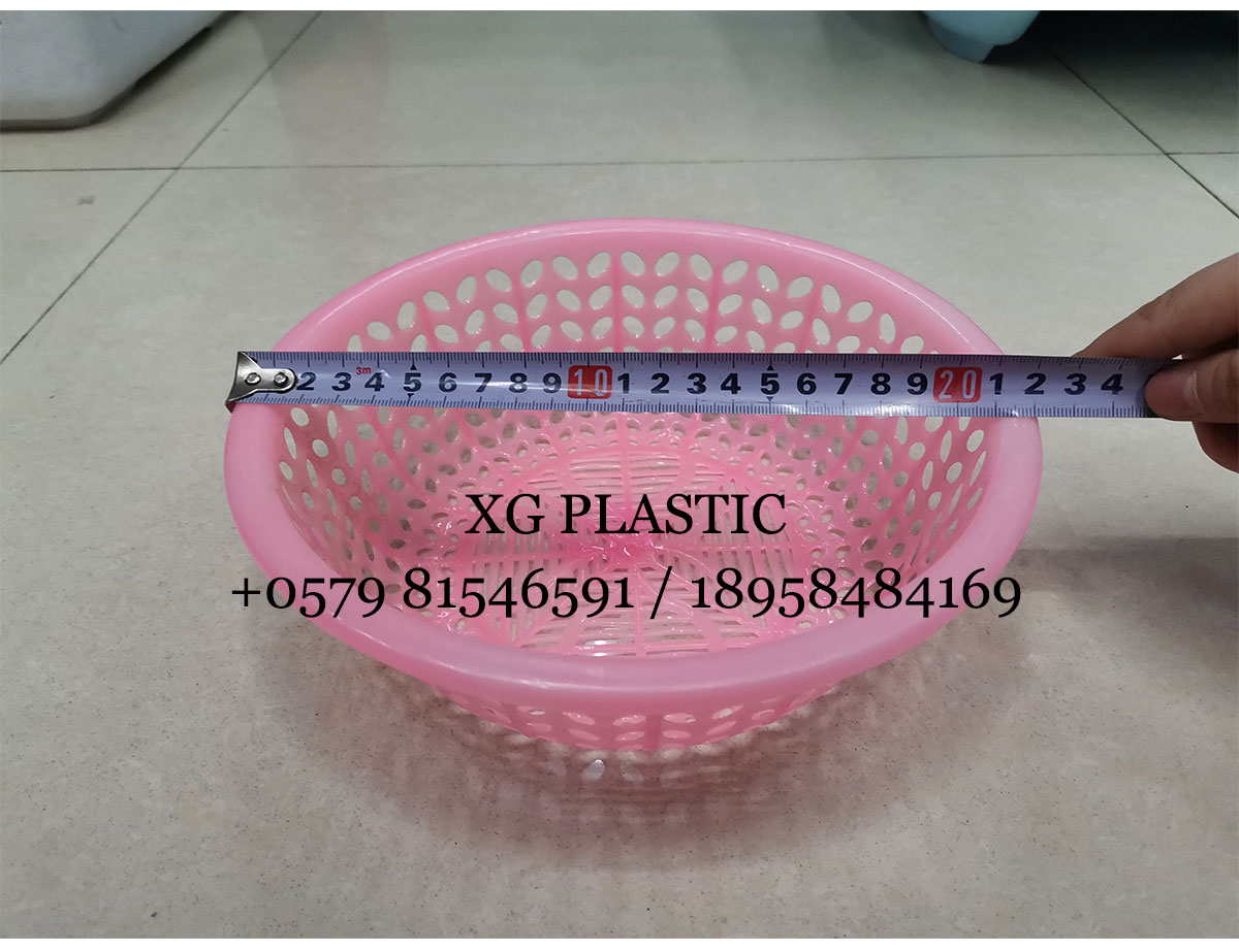 plastic basket round shape storage basket household kitchen vegetable fruit washing basket drain basket fashion baskets
