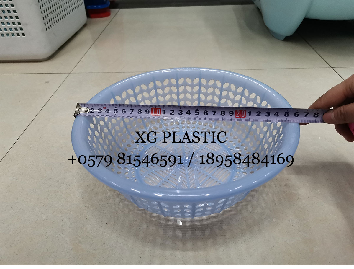 plastic basket round shape storage basket household kitchen vegetable fruit washing basket drain basket fashion baskets