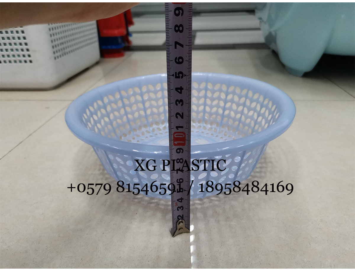 plastic basket round shape storage basket household kitchen vegetable fruit washing basket drain basket fashion baskets