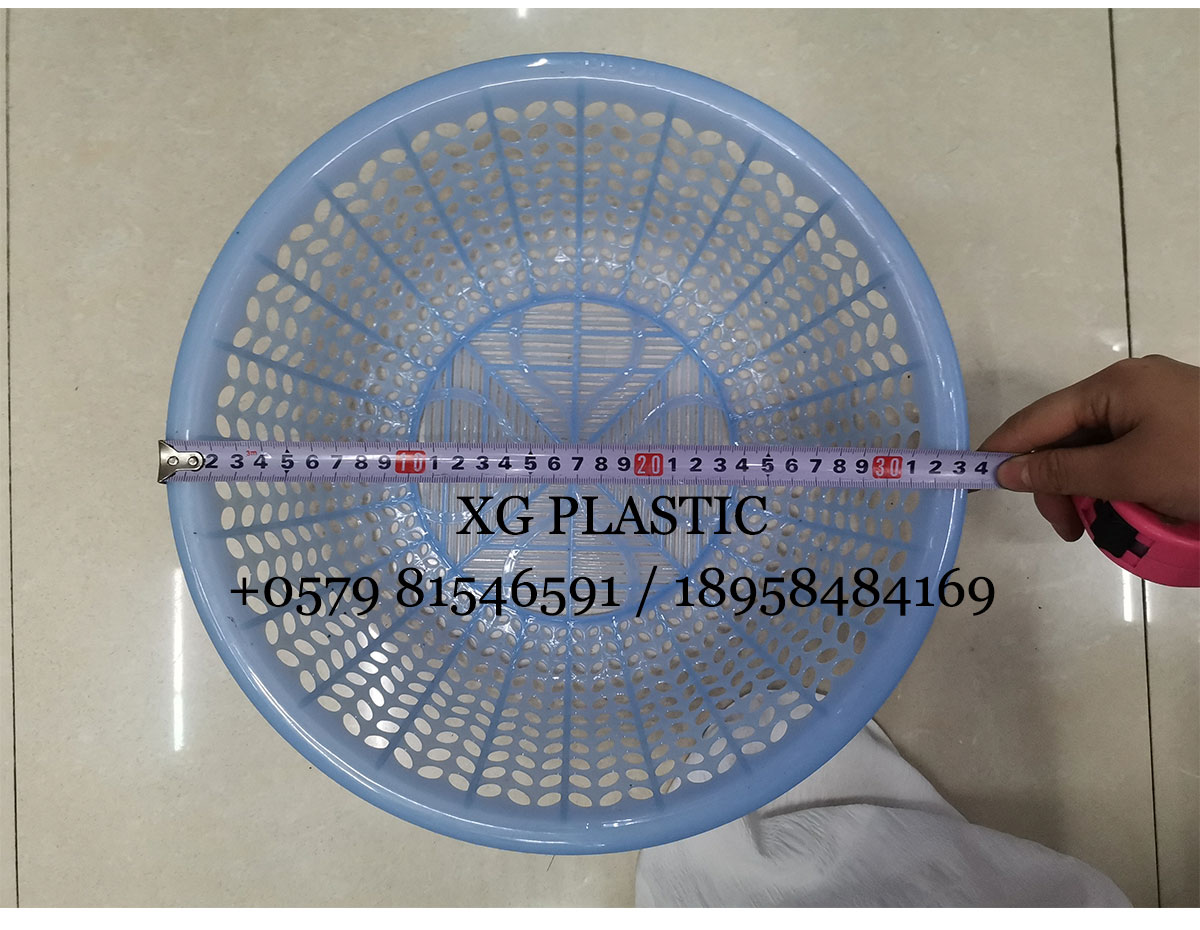 plastic basket round shape storage basket household kitchen vegetable fruit washing basket drain basket fashion baskets