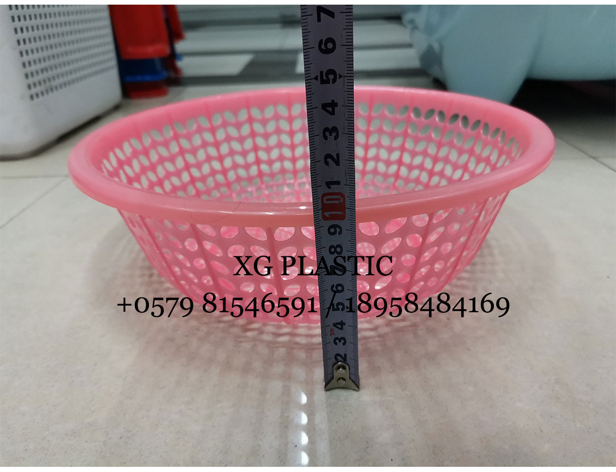 plastic basket round shape storage basket household kitchen vegetable fruit washing basket drain basket fashion baskets