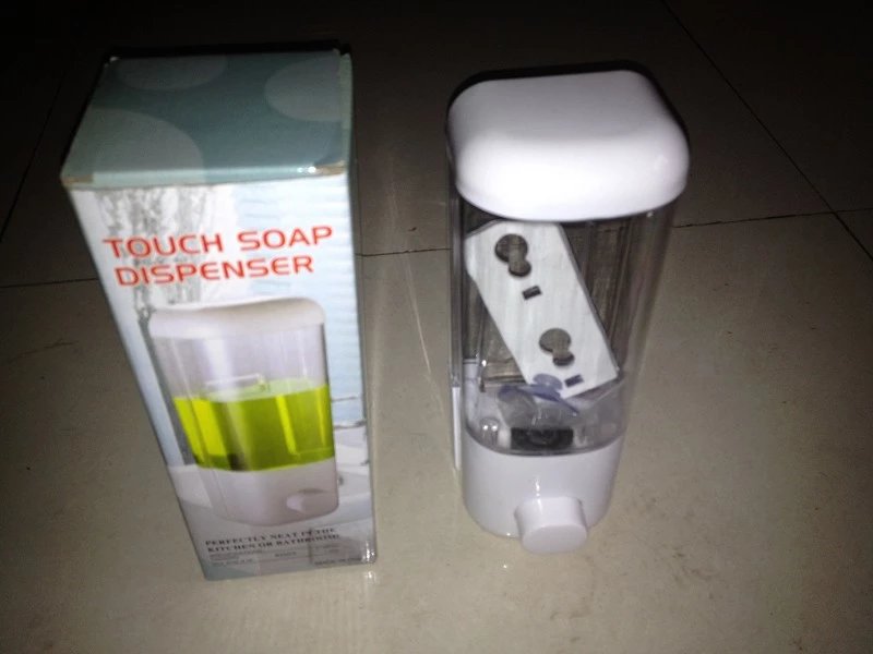 Manual Double-Headed Shower Gel Bottle Box Soap Dispenser Hand-Washing Device