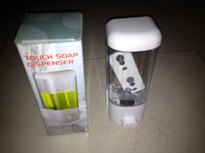 Manual Double-Headed Shower Gel Bottle Box Soap Dispenser Hand-Washing Device Manual Double-Headed Shower Gel Bottle Box Soap Dispenser Hand-Washing Device