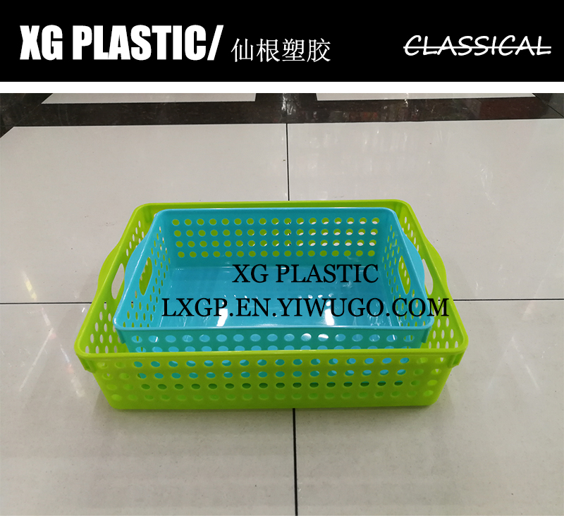 fashion storage basket rectangle receive baskets dot hollow design office desk organizer box classic style basket new