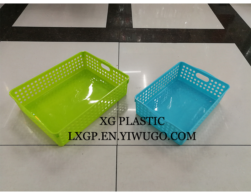 fashion storage basket rectangle receive baskets dot hollow design office desk organizer box classic style basket new