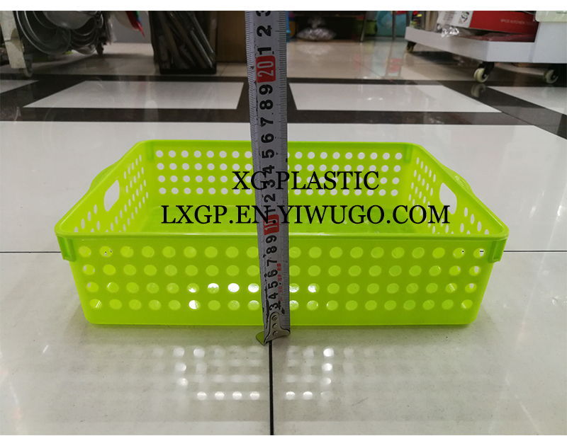 fashion storage basket rectangle receive baskets dot hollow design office desk organizer box classic style basket new