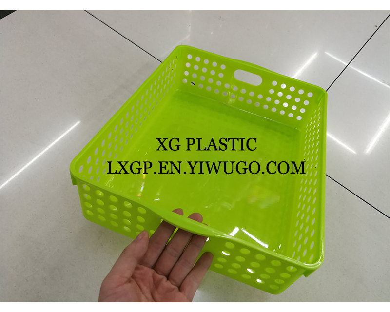 fashion storage basket rectangle receive baskets dot hollow design office desk organizer box classic style basket new