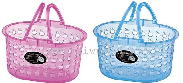 Oval-shaped fruits shower gel hand-baskets of toiletries cosmetics desktop storage basket