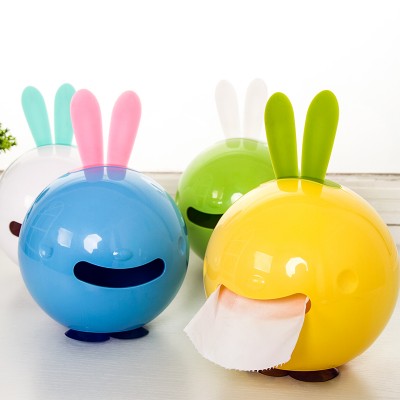 Commodity car suction-cup rabbit tissue box Napkin box with Book box gift