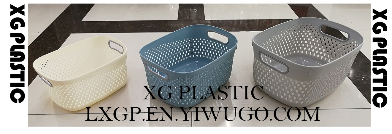 plastic basket fashion style hollow design storage basket sundries organizer with handle quality laundry baskets plastic basket fashion style hollow design storage basket sundries organizer with handle quality laundry baskets