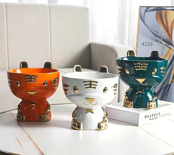Creative Ceramic Tissue Box Tiger Type Furnishings Ornaments Household Supplies Series