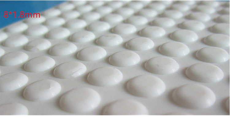 Self-Adhesive round Silica Gel Pad Hemispherical High Transparent Non-Slip Mat 3/M Glass Foot Mat Transparent Silicone Anti-Collision Rubber Particle
