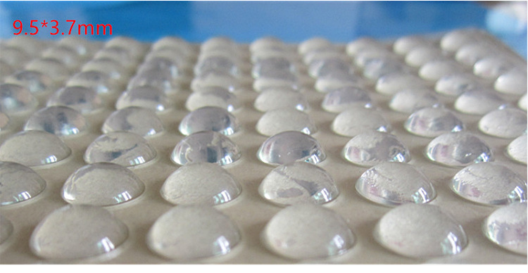 Self-Adhesive round Silica Gel Pad Hemispherical High Transparent Non-Slip Mat 3/M Glass Foot Mat Transparent Silicone Anti-Collision Rubber Particle