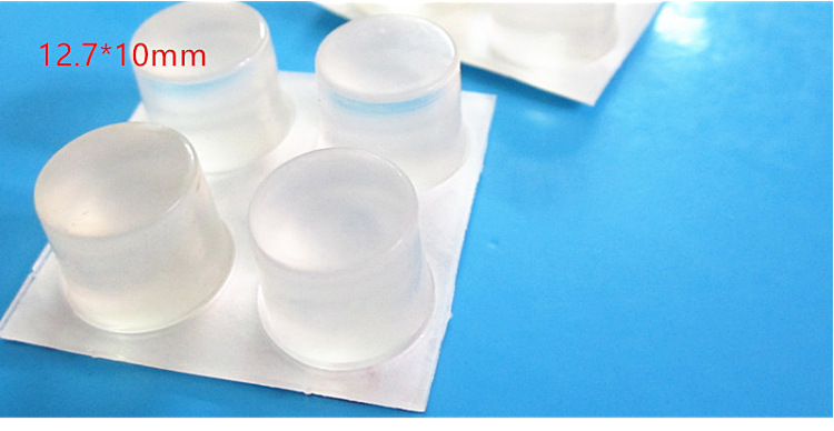 Self-Adhesive round Silica Gel Pad Hemispherical High Transparent Non-Slip Mat 3/M Glass Foot Mat Transparent Silicone Anti-Collision Rubber Particle