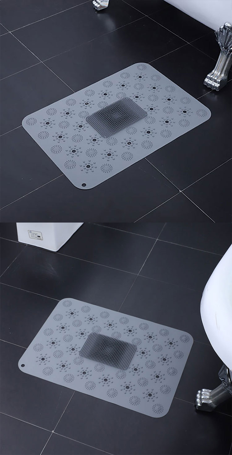 2021new Amazon Hot Square Bath Mat Silicone Draining Pad Silicone Massage Mat Washing Mat 2021new Amazon Hot Square Bath Mat Silicone Draining Pad Silicone Massage Mat Washing Mat