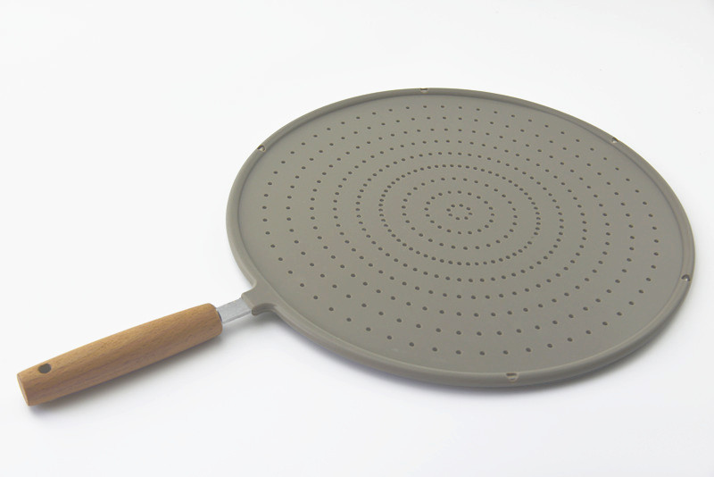 Creative Kitchenware Stainless Steel Silicone Draining Oil Filtering Mesh Gauze Pad Silicone Oil Leakage Oil Grid Kitchen Tools Oil Filtering Mesh Wholesale