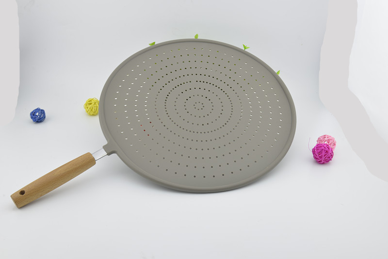 Creative Kitchenware Stainless Steel Silicone Draining Oil Filtering Mesh Gauze Pad Silicone Oil Leakage Oil Grid Kitchen Tools Oil Filtering Mesh Wholesale