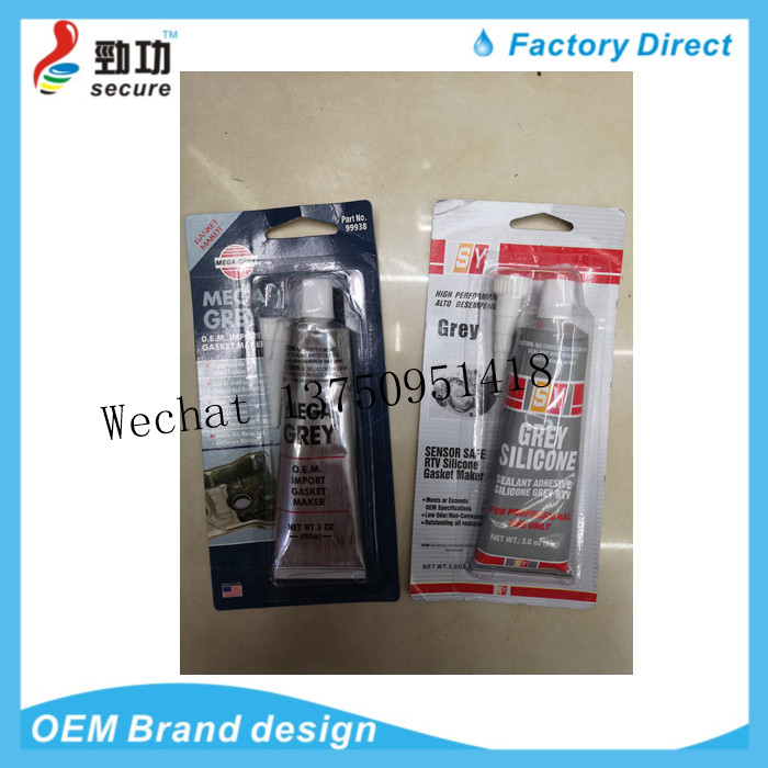 3+3 super sealing grey silicone sealant free pad sealant silver sealant sealant box sealant glue