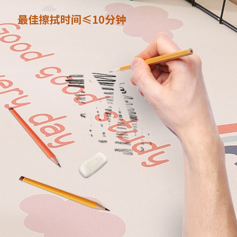 Silicone Q Spring Net Red PVC Tablecloth Leather Mouse Pad Office Study Computer Children&#039;s Desk Desk Pad