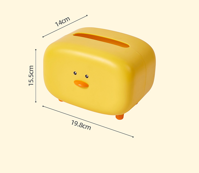 Living Room Cute Tissue Box Household Kitchen Innovative Cartoon Napkin Paper Box Bedroom Coffee Table Top Tissue Storage Box