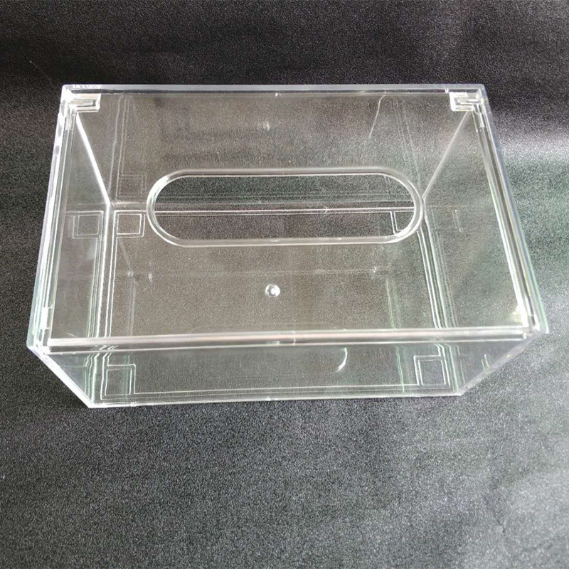 European-Style Hotel Supplies KTV Creative Rectangle Transparent Acrylic Tissue Box Car Paper Box