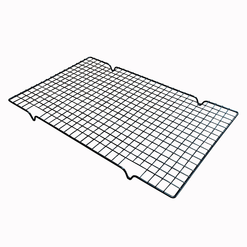 Baking Tool Cake Cooling Stand Factory in Stock Square Black Cold Non-Stick Drying Net Cake Bread Cooling Rack