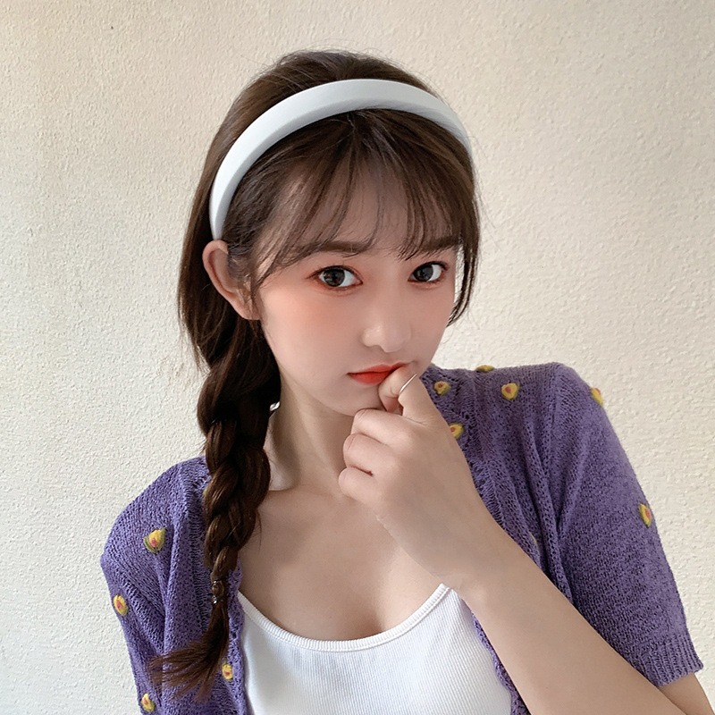 Candy-Colored Headband Internet Celebrity 2021 New Style Headband Female Face Washing Powder Hairpin All-Match Outer Departure Bundle Summer Headdress