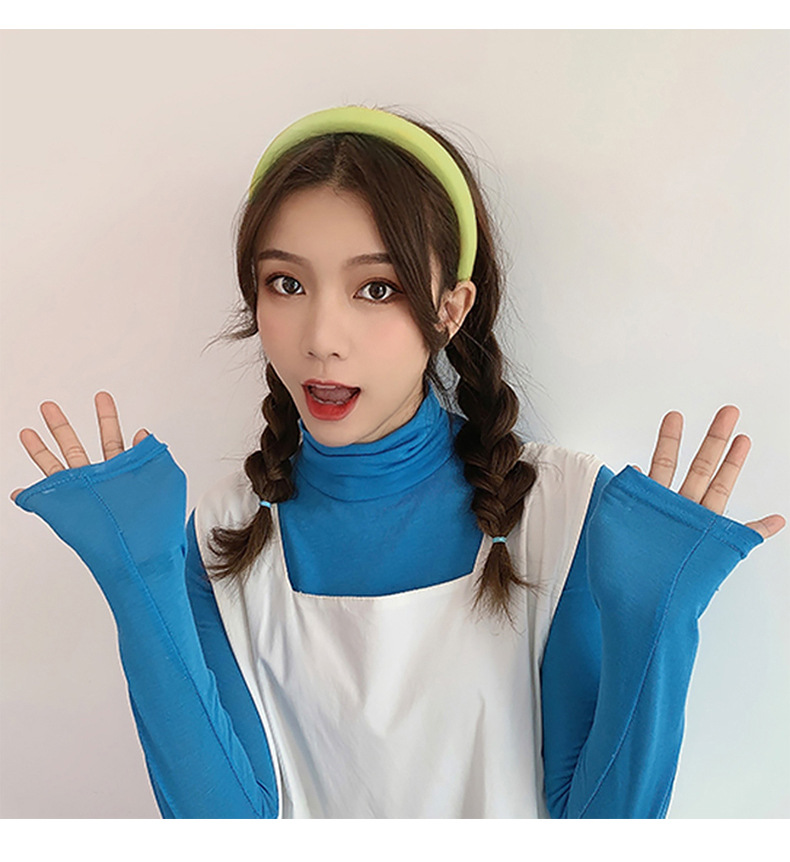 Candy-Colored Headband Internet Celebrity 2021 New Style Headband Female Face Washing Powder Hairpin All-Match Outer Departure Bundle Summer Headdress Candy-Colored Headband Internet Celebrity 2021 New Style Headband Female Face Washing Powder Hairpin All-Match Outer Departure Bundle Summer Headdress
