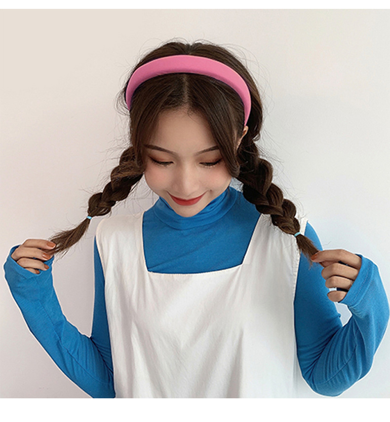 Candy-Colored Headband Internet Celebrity 2021 New Style Headband Female Face Washing Powder Hairpin All-Match Outer Departure Bundle Summer Headdress Candy-Colored Headband Internet Celebrity 2021 New Style Headband Female Face Washing Powder Hairpin All-Match Outer Departure Bundle Summer Headdress