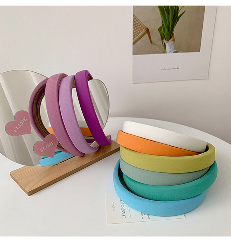 Candy-Colored Headband Internet Celebrity 2021 New Style Headband Female Face Washing Powder Hairpin All-Match Outer Departure Bundle Summer Headdress Candy-Colored Headband Internet Celebrity 2021 New Style Headband Female Face Washing Powder Hairpin All-Match Outer Departure Bundle Summer Headdress
