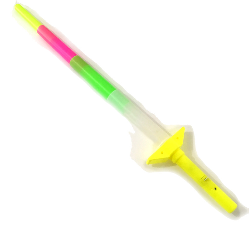 Concert Glow Stick Light Stick Four-Section Telescopic Rod Cheer Flash Lantern Stick Children&#039;s Toy Push Scan Code