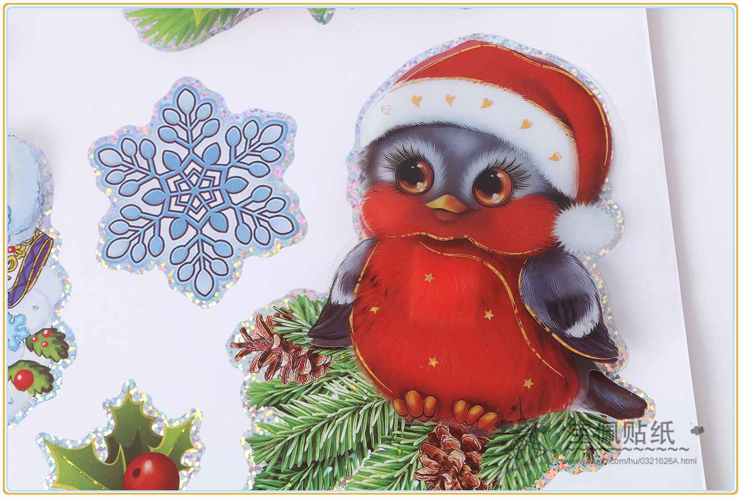 Christmas Tree Three-Dimensional Stickers Snowman Concave-Convex Decorative Sticker Christmas Background Decorative Sticker Decorative Sticker Stereo Concave-Convex Stick Factory Direct Sales