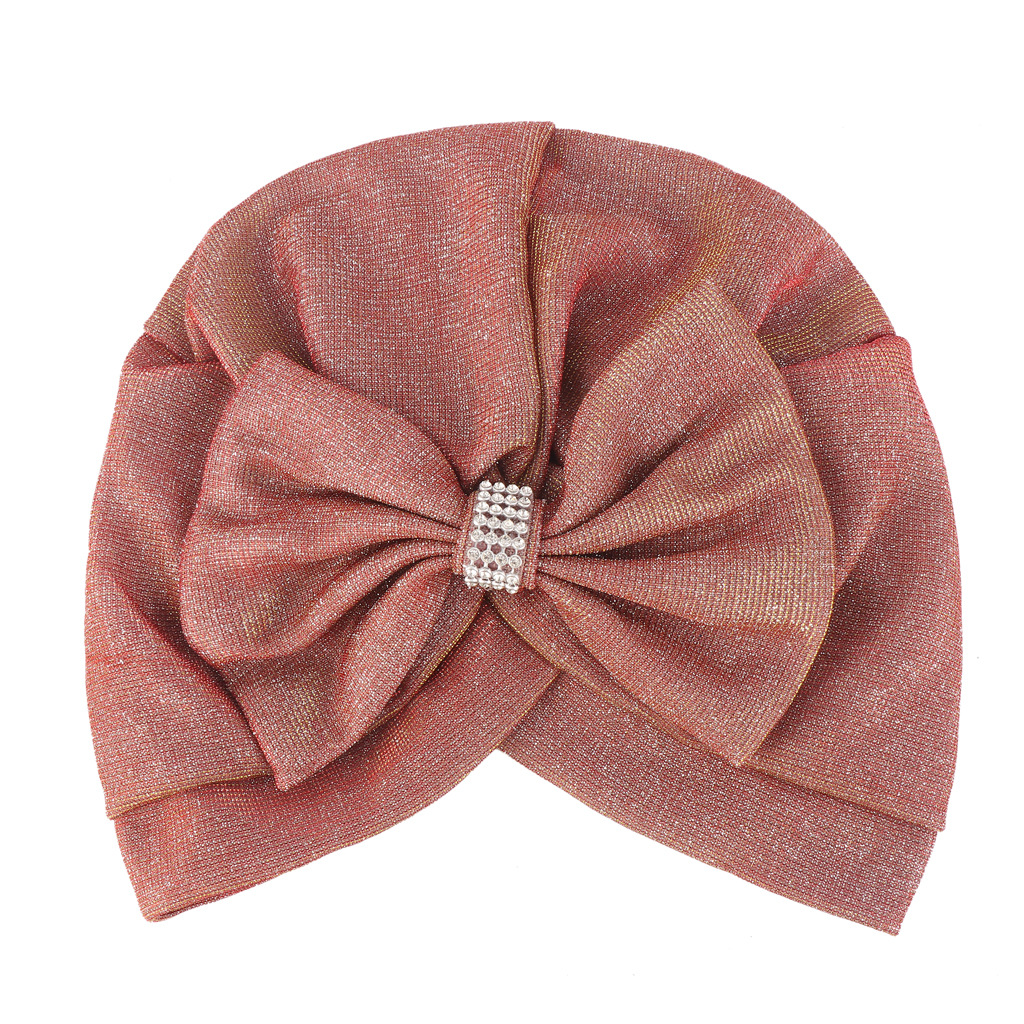 AliExpress New Glittering Powder Bow Tam-O'-Shanter Forehead Cross Big Bow Stick-on Crystals Multi-Color Fashion