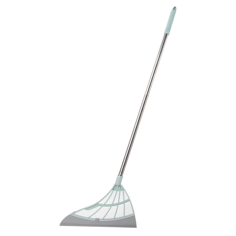 Magic Broom Wiper Mop Dual-Use Non-Stick Hair Sweeping Broom Toilet Wiper Fantastic Mopping Tool Black Technology