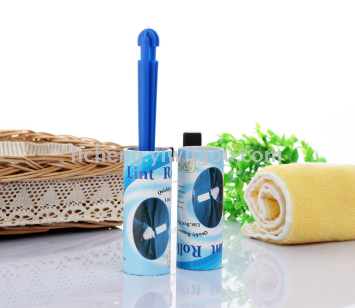 Can tear type paper roller sticky dust hairs Stick wool implement with dust paper clothing in addition to brush the lint remover