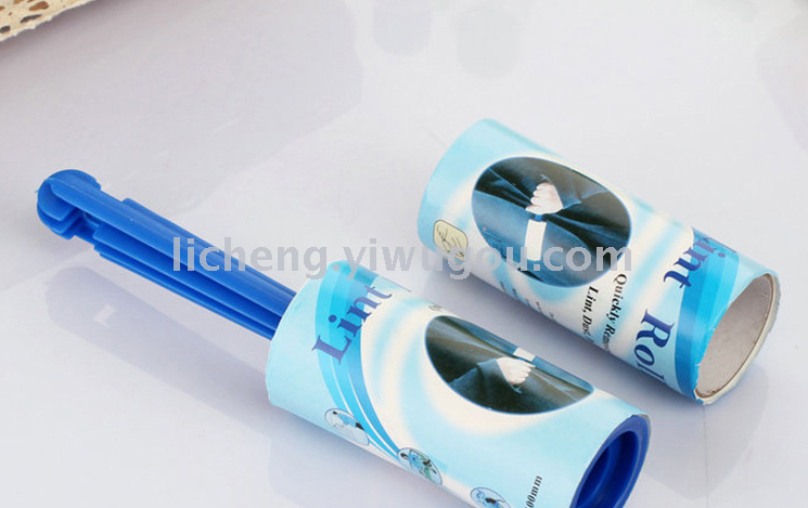 Can tear type paper roller sticky dust hairs Stick wool implement with dust paper clothing in addition to brush the lint remover