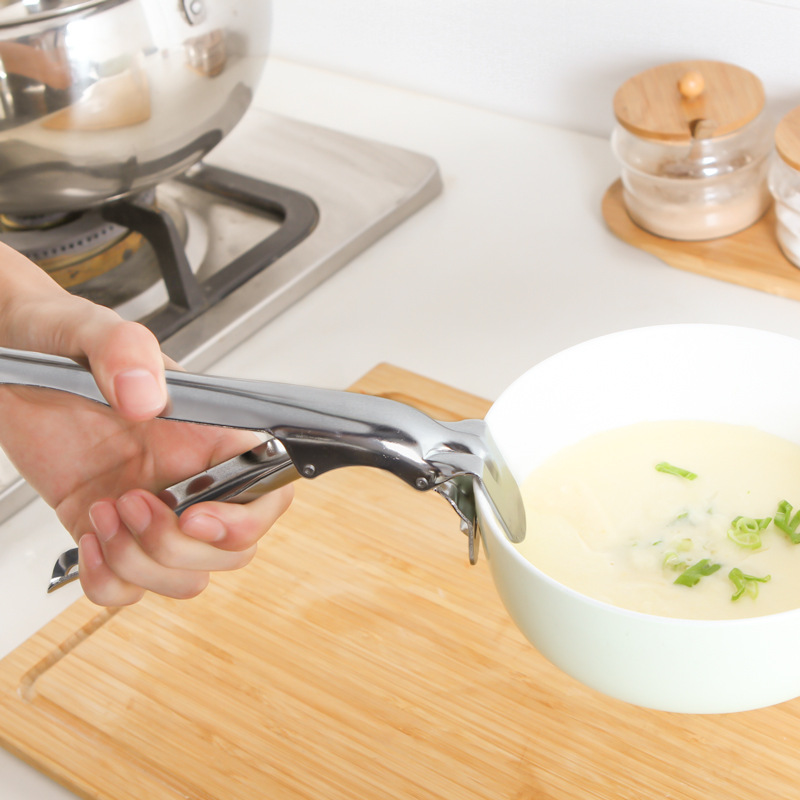 Iron Plating AntiScalding Clip Fantastic Bowl Clamp Chuck Kitchen Tool Creative Gadget Pot DishGrabbing Device Bowl Clip