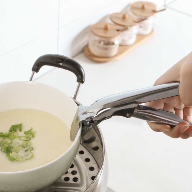 Iron Plating AntiScalding Clip Fantastic Bowl Clamp Chuck Kitchen Tool Creative Gadget Pot DishGrabbing Device Bowl Clip