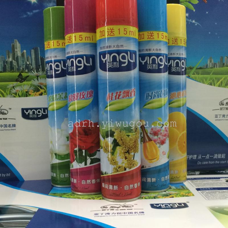 Five kinds of odor 335ML Air Freshener   Air Essence   Fresh agent    freshener  Aerosol