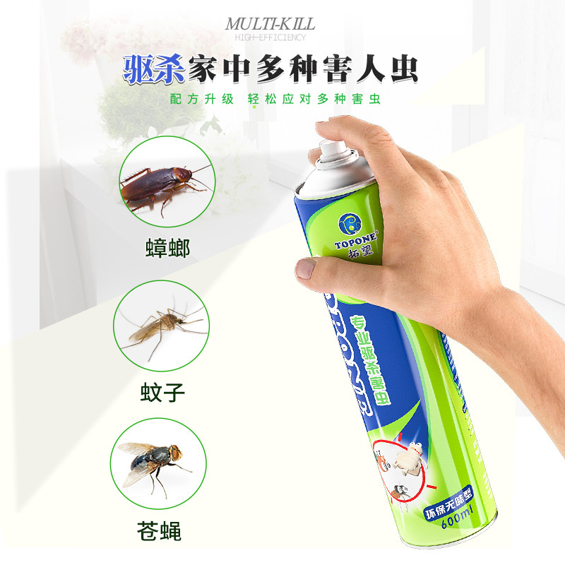 Odorless Insecticide Spray Household Indoor Exterminate Mosquito Fly Spray Roach Killer Insecticide Aerosol 600ml