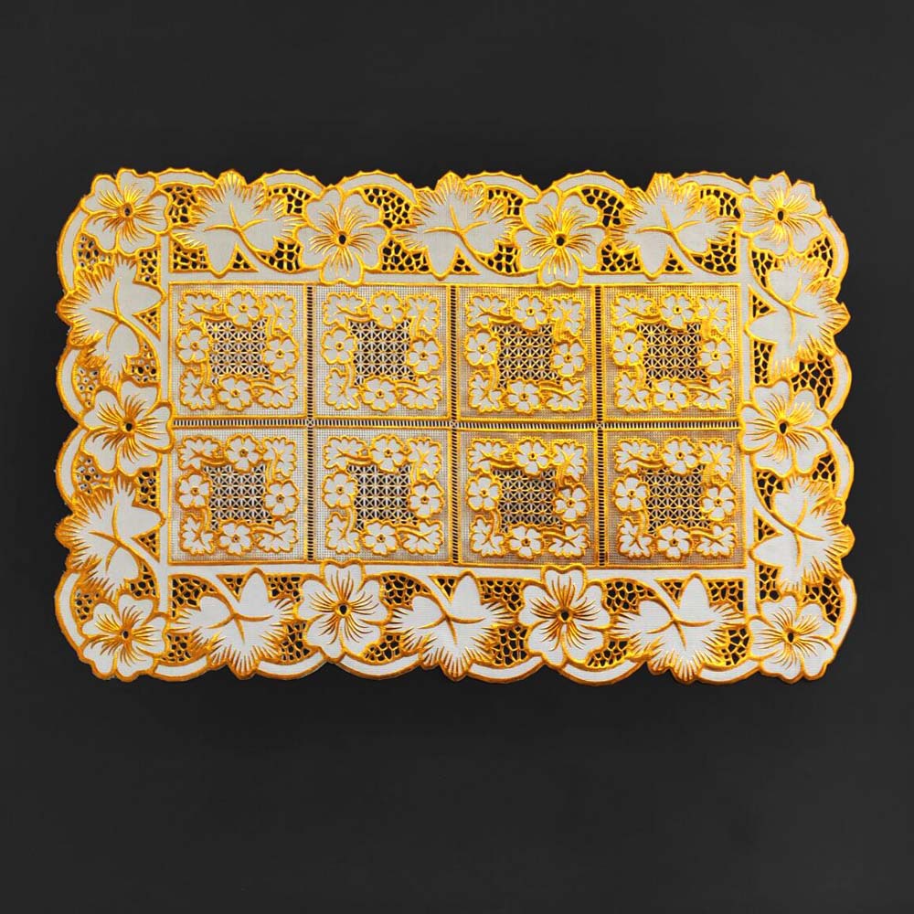 Daily Necessities PVC Bronzing Hotel Cup Mat Bowl Mat Ashtray Mat Tray Mat round Table Mat Heat Insulation Mat