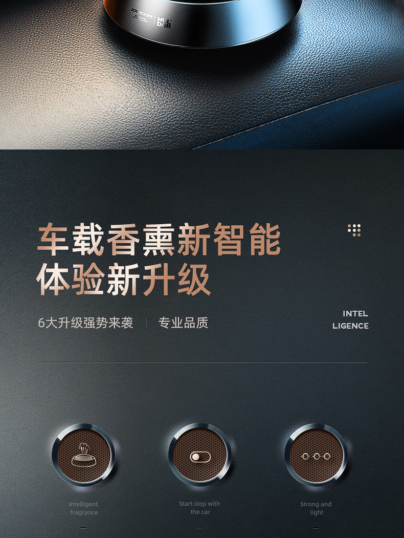 Factory Auto Perfume Base Creative Aerosol Intelligent Aromatherapy Instrument Deodorant Formaldehyde Car Accessories Decoration