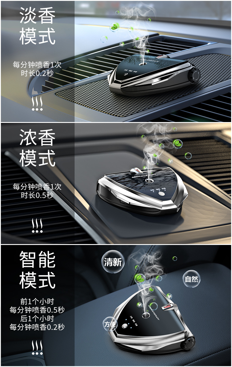 Car Aromatherapy Spray Aerosol Type Deodorant Formaldehyde Parking Number Plate Car Perfume Holder Ornament Ornaments