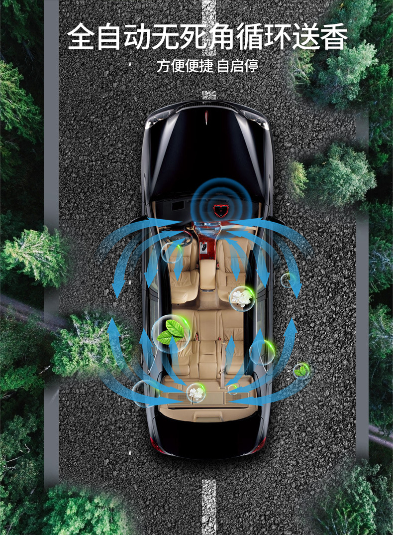 Car Aromatherapy Spray Aerosol Type Deodorant Formaldehyde Parking Number Plate Car Perfume Holder Ornament Ornaments