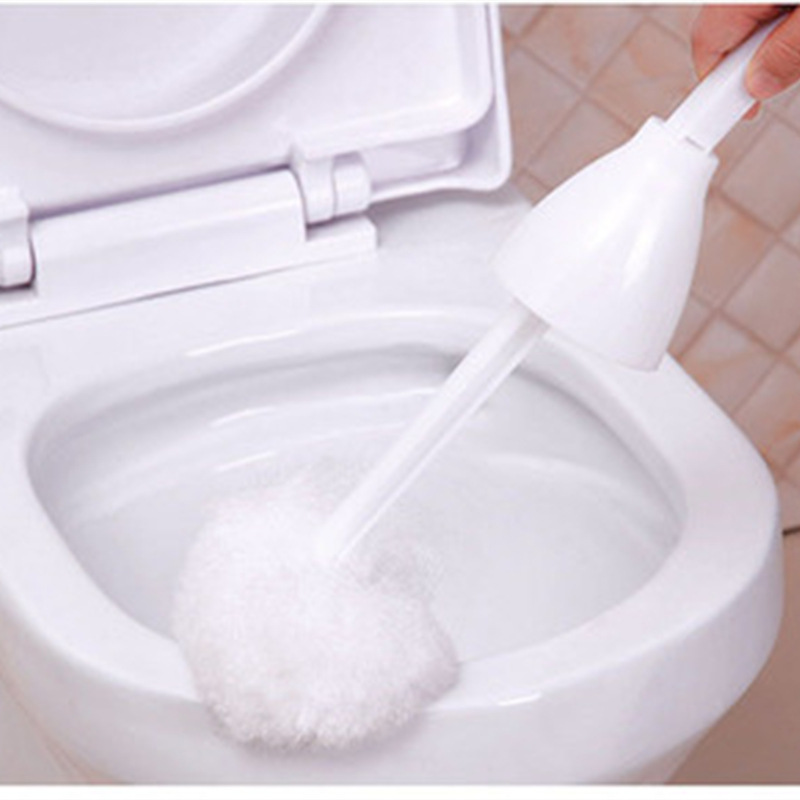 Soft Bristles Toilet Brush Squeeze Water Gong Toilet Brush Home Dedicated Cleaning Brush Hotel Toilet Cleaning Brush Brush with Lid in Stock